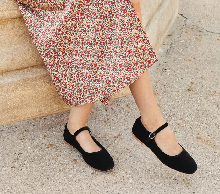 DEN Shoes Women Mary Jane Slipper Black DEN Shoes Women Mary Jane Slipper Black