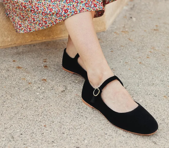 DEN Shoes Women Mary Jane Slipper Black DEN Shoes Women Mary Jane Slipper Black
