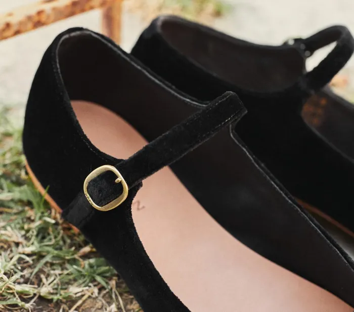 DEN Shoes Women Mary Jane Slipper Black DEN Shoes Women Mary Jane Slipper Black