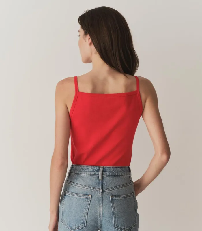DEN Tees Women Angie Tank Scarlet