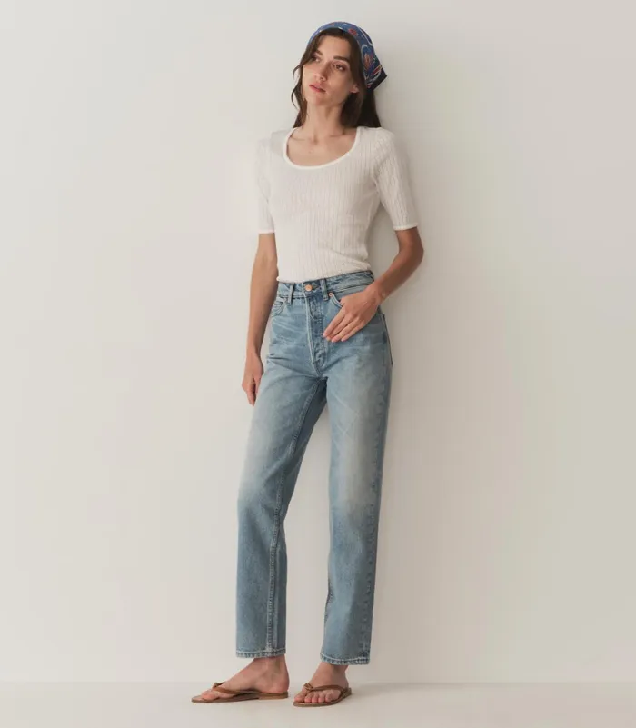 DEN Tees Women Anthia Tee Salt DEN Tees Women Anthia Tee Salt