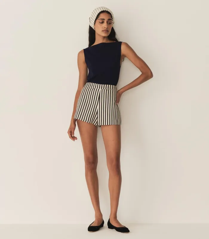 DEN Tees Women Honore Knit Tank Deep Navy DEN Tees Women Honore Knit Tank Deep Navy