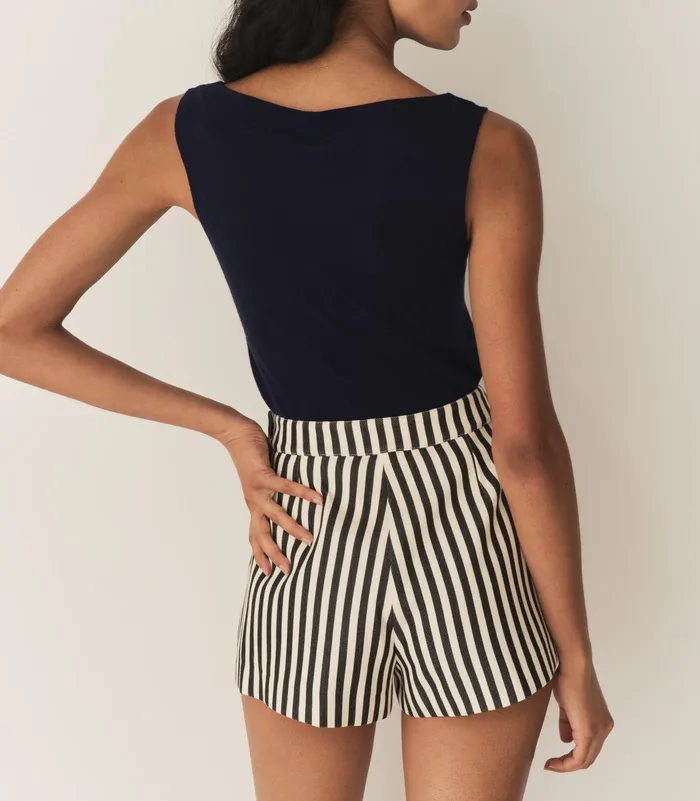 DEN Tees Women Honore Knit Tank Deep Navy DEN Tees Women Honore Knit Tank Deep Navy