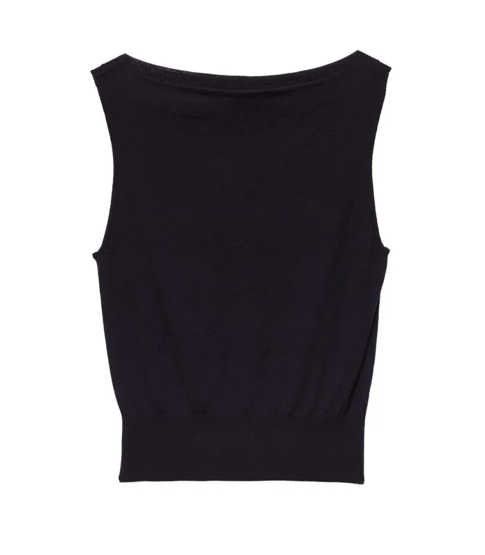 DEN Tees Women Honore Knit Tank Deep Navy DEN Tees Women Honore Knit Tank Deep Navy