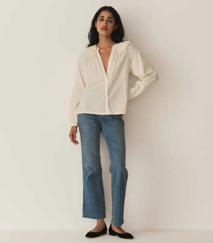 DEN Tops Women Aster Top Mother Of Pearl DEN Tops Women Aster Top Mother Of Pearl