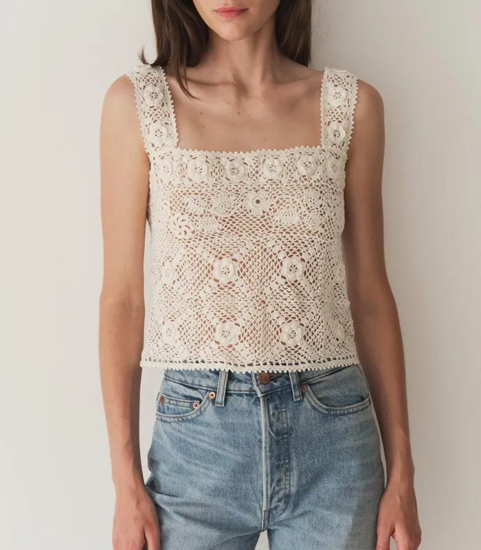DEN Tops Women Edwina Top Pearl DEN Tops Women Edwina Top Pearl