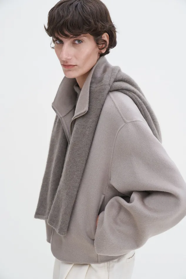 Dafina Jacket Moss Grey Coats and Jackets filippak Women Dafina Jacket Moss Grey Coats and Jackets filippak Women