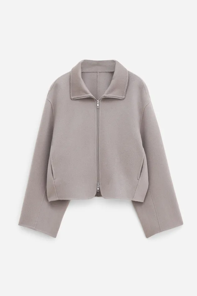 Dafina Jacket Moss Grey Coats and Jackets filippak Women Dafina Jacket Moss Grey Coats and Jackets filippak Women