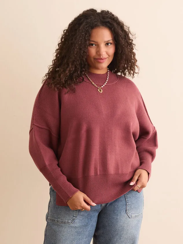 Dalia High Neck Oversized Sweater Gardentopiary Women Altar039d State Sweaters Cardigans