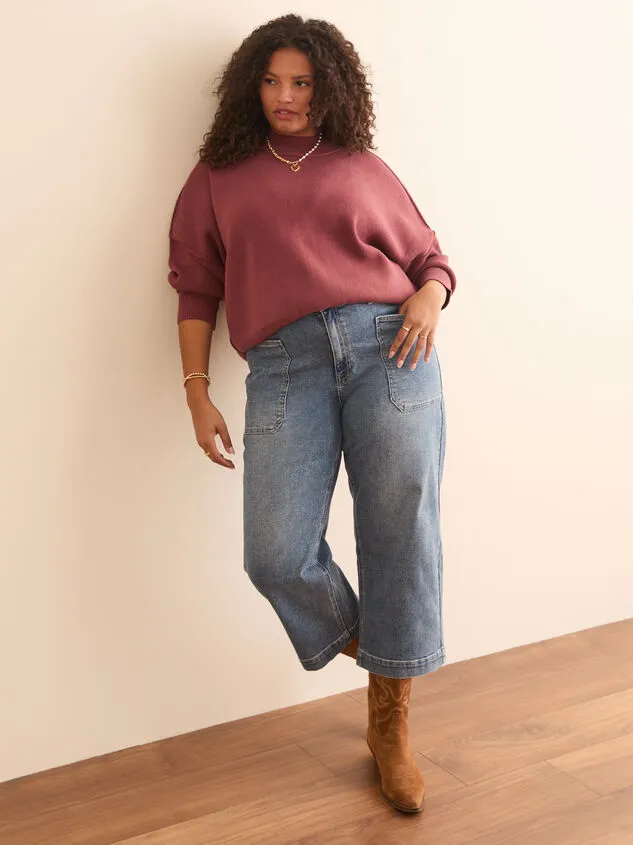 Dalia High Neck Oversized Sweater Gardentopiary Women Altar039d State Sweaters Cardigans Dalia High Neck Oversized Sweater Gardentopiary Women Altar039d State Sweaters Cardigans