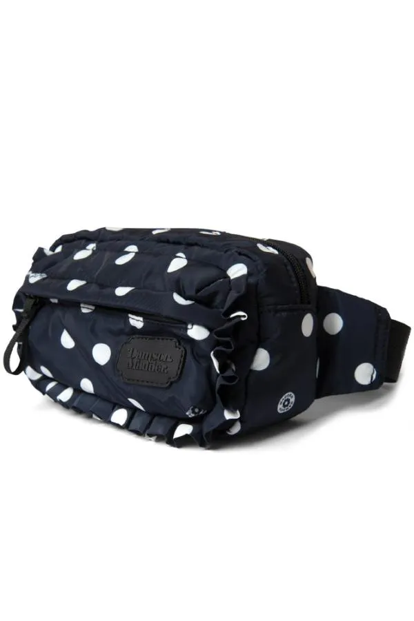 Damson Madder Bags Accessories Printed Spot Frill Front Cross Body Bag