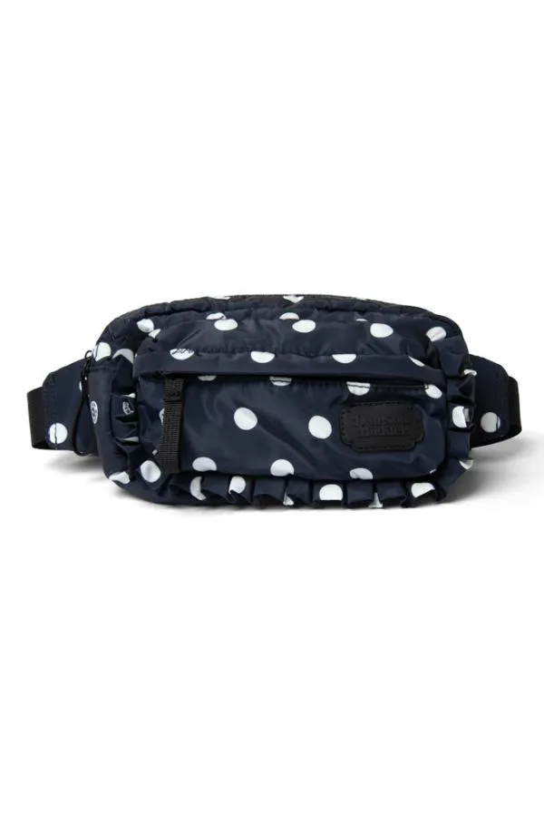 Damson Madder Bags Accessories Printed Spot Frill Front Cross Body Bag