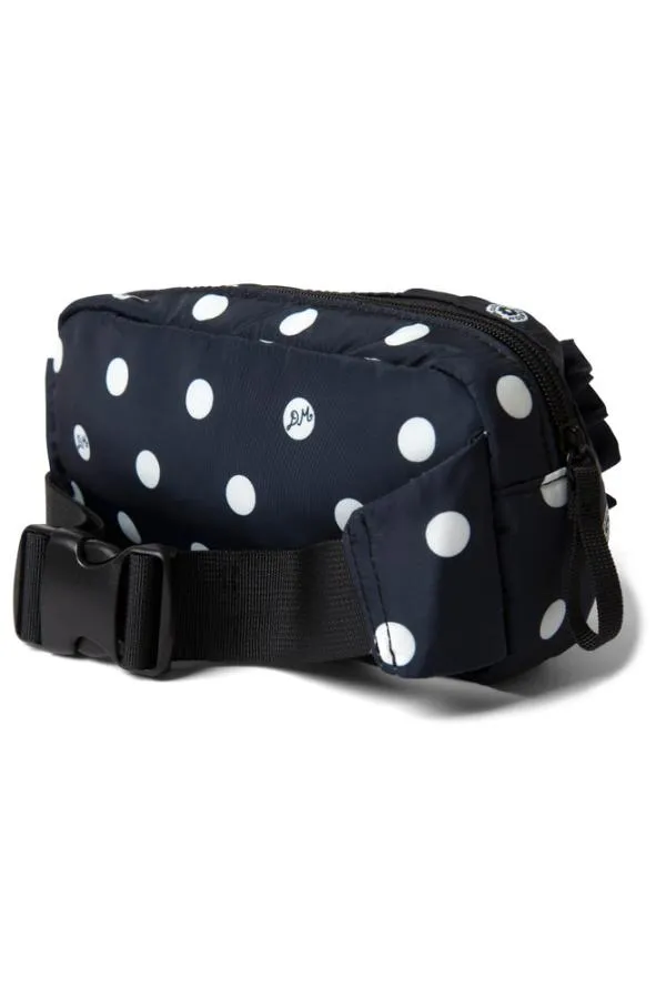 Damson Madder Bags Accessories Printed Spot Frill Front Cross Body Bag