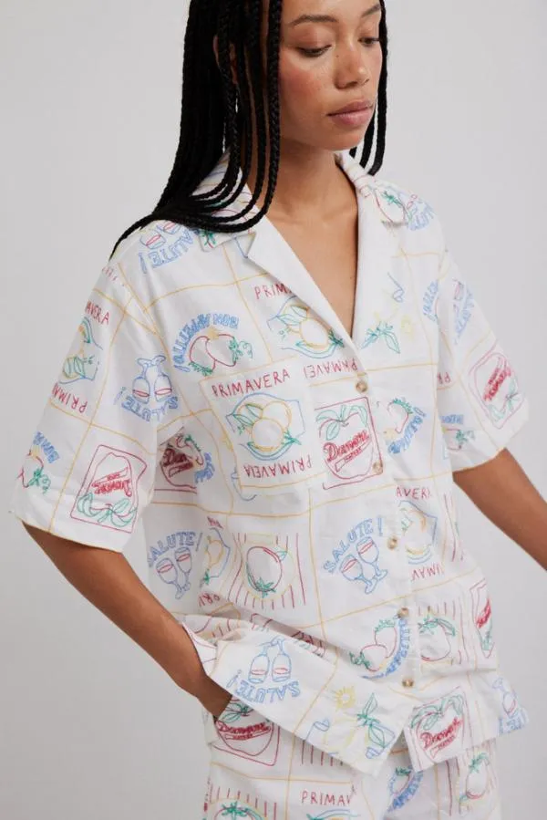 Damson Madder Coords Women Buon Appetito Shirt