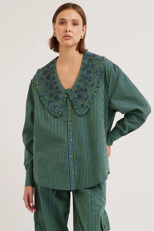 Damson Madder Coords Women Fontaine Blouse 8211 Stripe