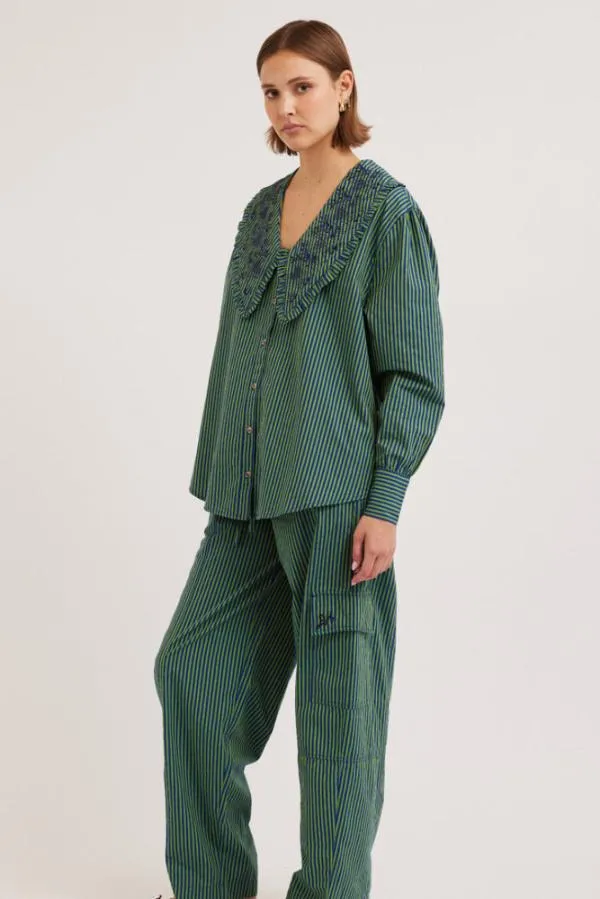 Damson Madder Coords Women Fontaine Blouse 8211 Stripe