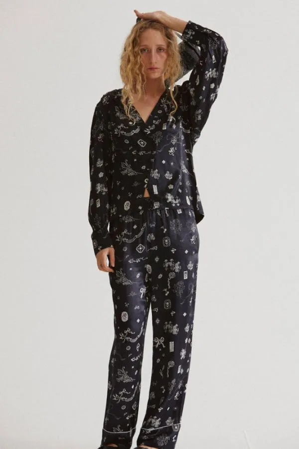 Damson Madder Coords Women Joni Pants 8211 Symbol Print
