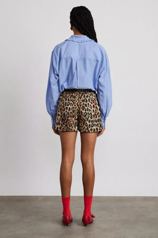 Damson Madder Coords Women Leopard Pull On Shorts