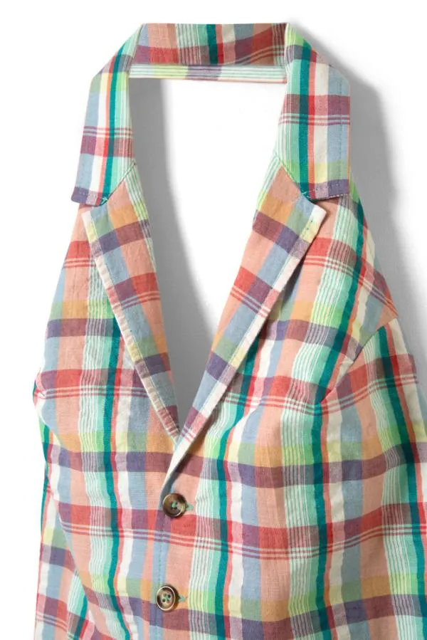 Damson Madder Coords Women Maya Waistcoat 8211 Picnic Check