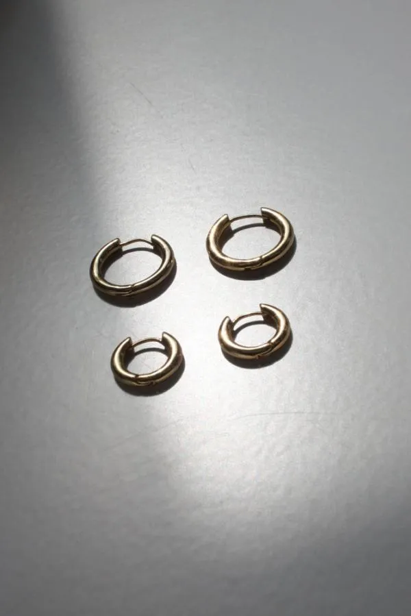 Damson Madder Jewellery Accessories Gold Charm Hoops 8211 Midi