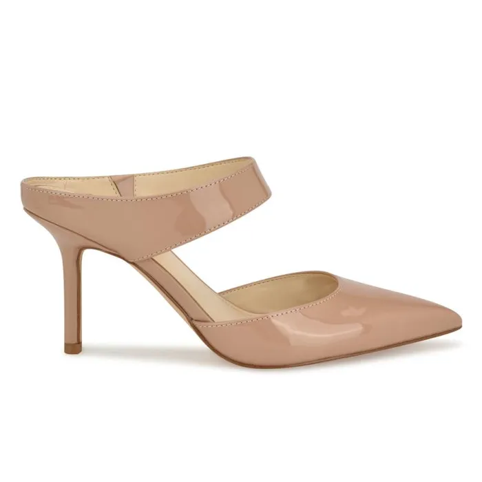 Darian SlipOn Dress Pumps Natural Patent Women Nine West Heels