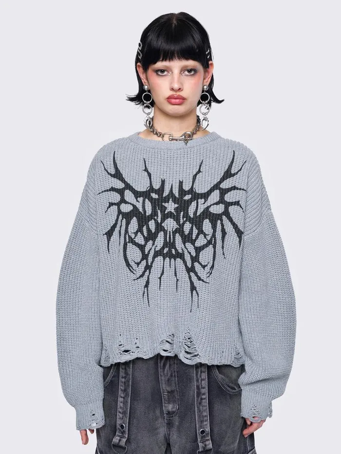 Dark Essence Sweater Women Minga London Knitwear