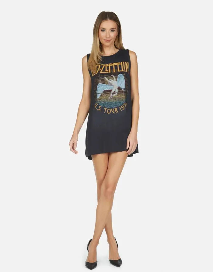 Deanna Led Zeppelin Onyx Women Lauren Moshi Dresses