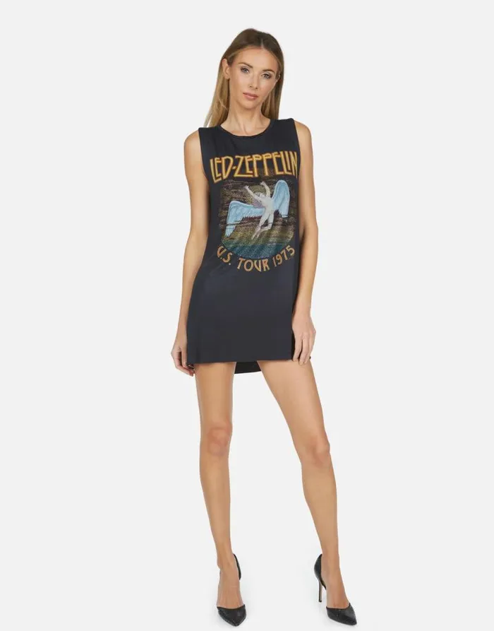 Deanna Led Zeppelin Onyx Women Lauren Moshi Dresses