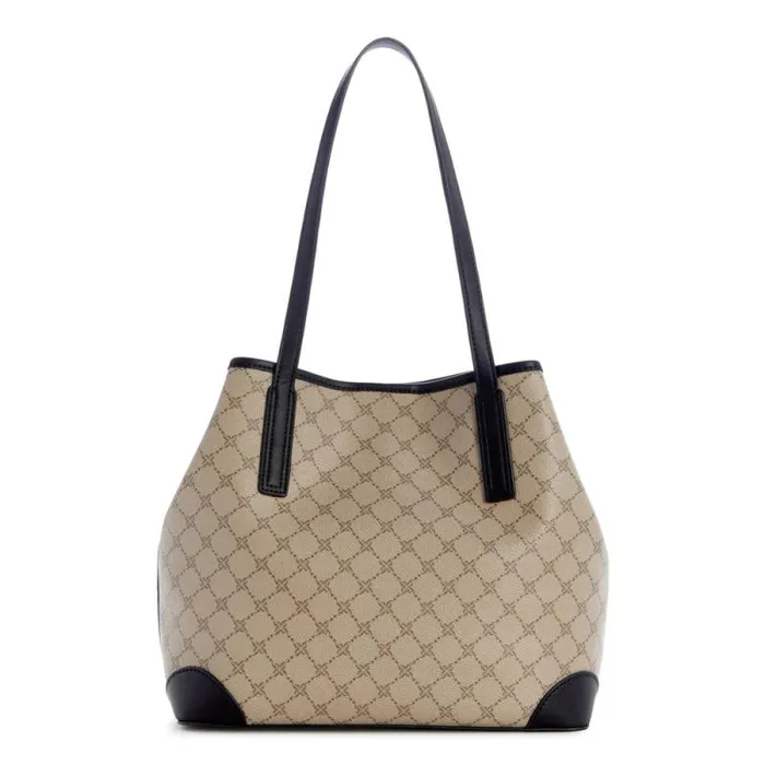 Delaine 2 In 1 Tote Beige Logoblack Women Nine West Totes and Backpacks Delaine 2 In 1 Tote Beige Logoblack Women Nine West Totes and Backpacks