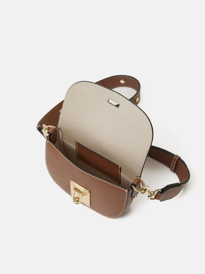 Denbigh Studded Leather Bag Tan Women Jigsaw Leather