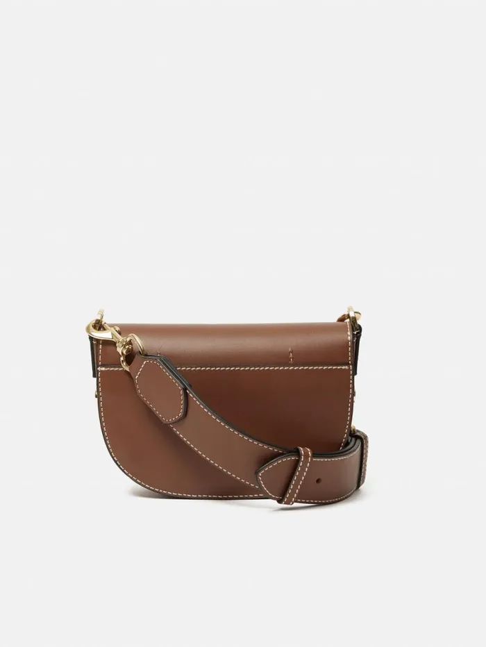 Denbigh Studded Leather Bag Tan Women Jigsaw Leather
