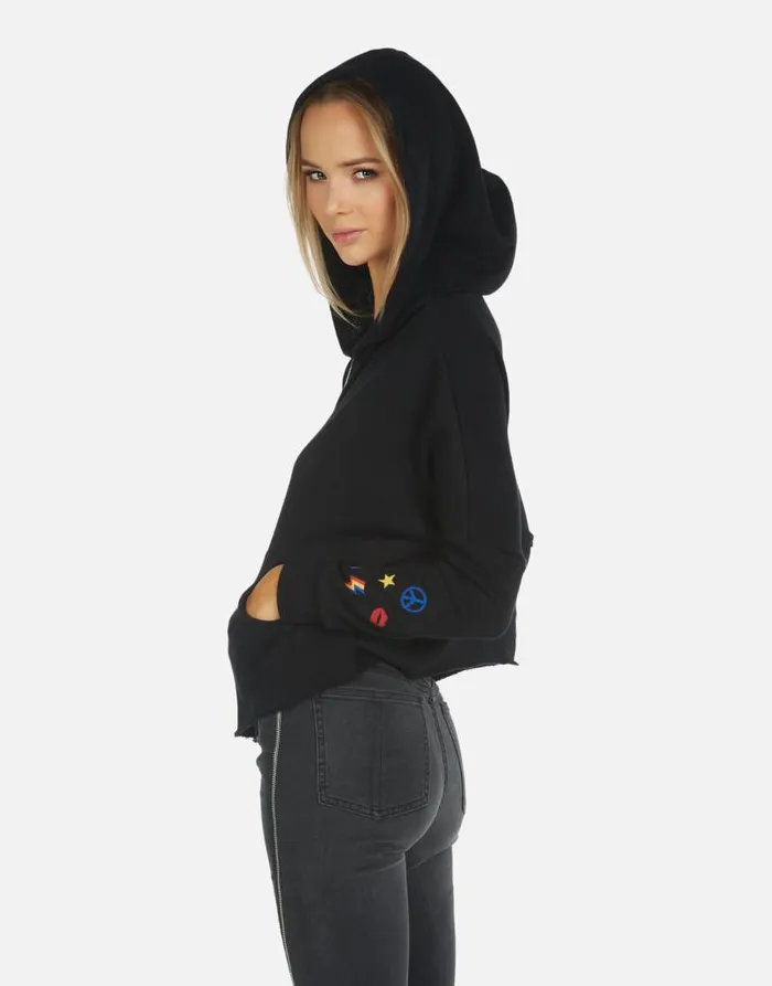 Destiny LA Hand Elements Black Women Lauren Moshi Hoodies