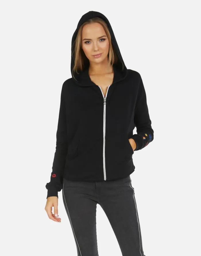 Destiny LA Hand Elements Black Women Lauren Moshi Hoodies