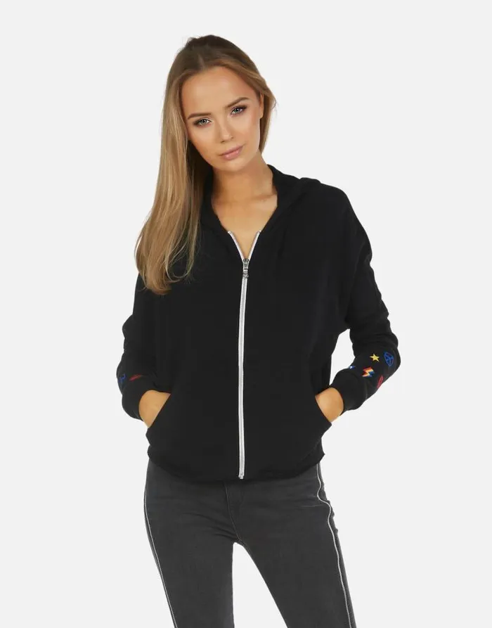 Destiny LA Hand Elements Black Women Lauren Moshi Hoodies