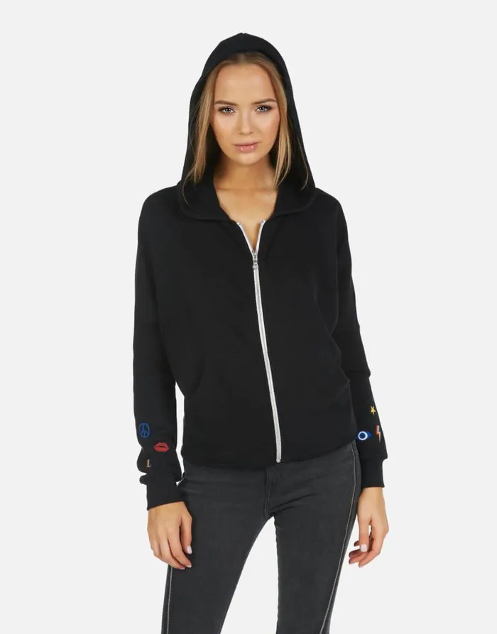 Destiny LA Hand Elements Black Women Lauren Moshi Hoodies