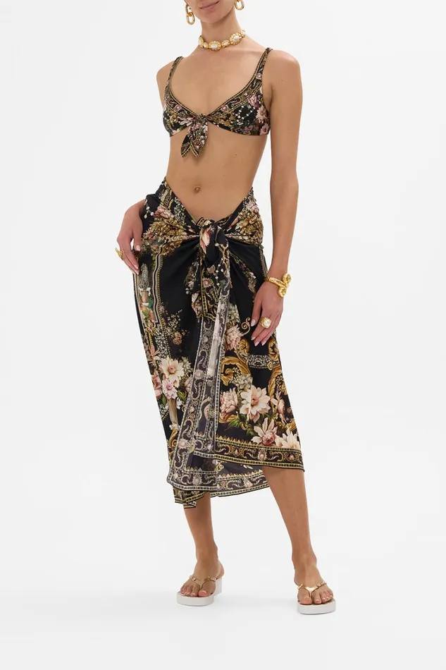 DIP FRONT PANT WITH TIES DYNASTY DAZE Dynasty Daze Womens Camilla Resort Wear