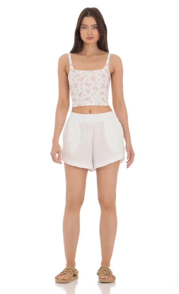 Dolphin Shorts White Women LUCY IN THE SKY Shorts Dolphin Shorts White Women LUCY IN THE SKY Shorts
