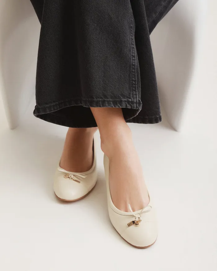 DRESS Hermione dress flats off white leather 8211 jomercer Women DRESS Hermione dress flats off white leather 8211 jomercer Women