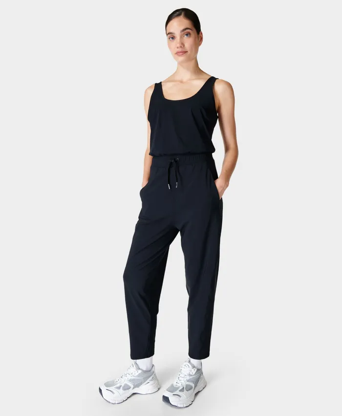 Dresses and Jumpsuits Explorer Sleeveless Jumpsuit 29 Black 8211 Sweaty Betty Women