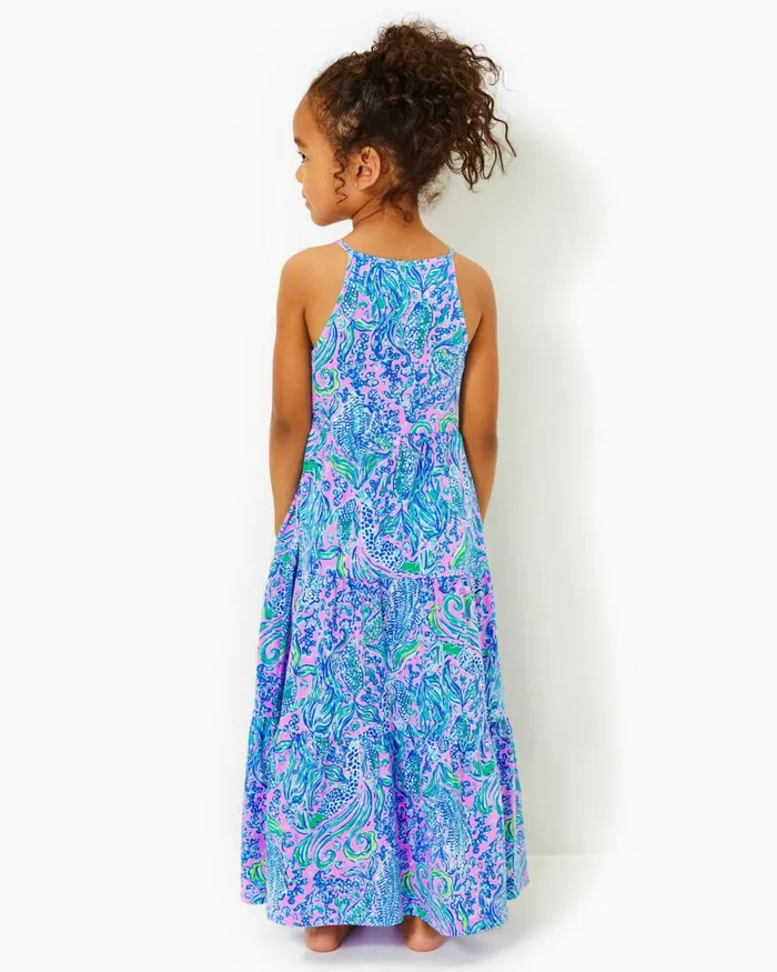 Dresses and Rompers Girls Lilly Pulitzer Girls Harleigh Maxi Dress Lilac Rose We Mermaid It Dresses and Rompers Girls Lilly Pulitzer Girls Harleigh Maxi Dress Lilac Rose We Mermaid It