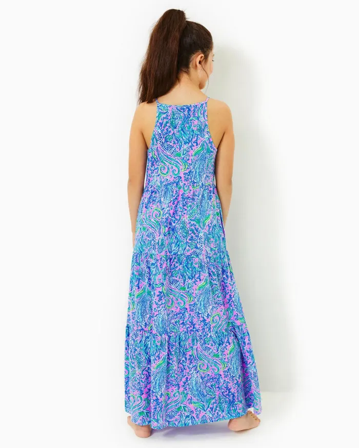 Dresses and Rompers Girls Lilly Pulitzer Girls Harleigh Maxi Dress Lilac Rose We Mermaid It Dresses and Rompers Girls Lilly Pulitzer Girls Harleigh Maxi Dress Lilac Rose We Mermaid It