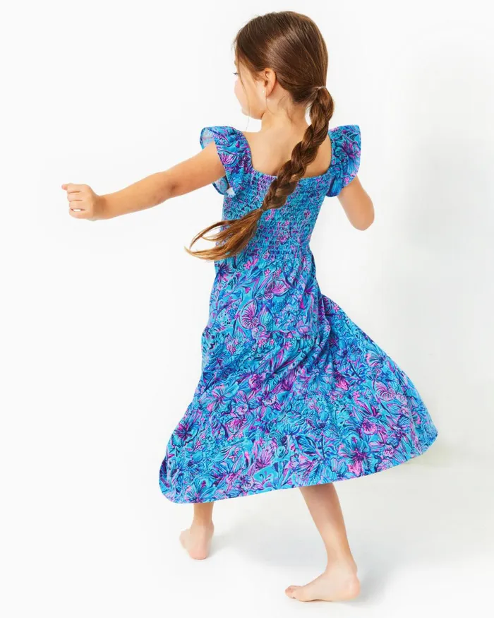 Dresses and Rompers Girls Lilly Pulitzer Girls Mini Jilly Midi Dress Breakwater Blue Shells N Bells Dresses and Rompers Girls Lilly Pulitzer Girls Mini Jilly Midi Dress Breakwater Blue Shells N Bells