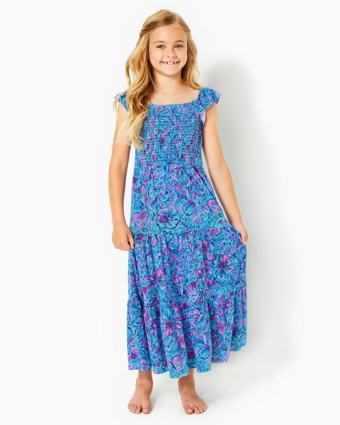 Dresses and Rompers Girls Lilly Pulitzer Girls Mini Jilly Midi Dress Breakwater Blue Shells N Bells Dresses and Rompers Girls Lilly Pulitzer Girls Mini Jilly Midi Dress Breakwater Blue Shells N Bells