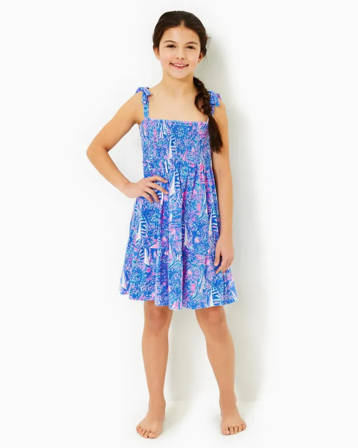 Dresses and Rompers Girls Lilly Pulitzer Girls Mini Kailua Dress Boca Blue Its A Sailabration Dresses and Rompers Girls Lilly Pulitzer Girls Mini Kailua Dress Boca Blue Its A Sailabration
