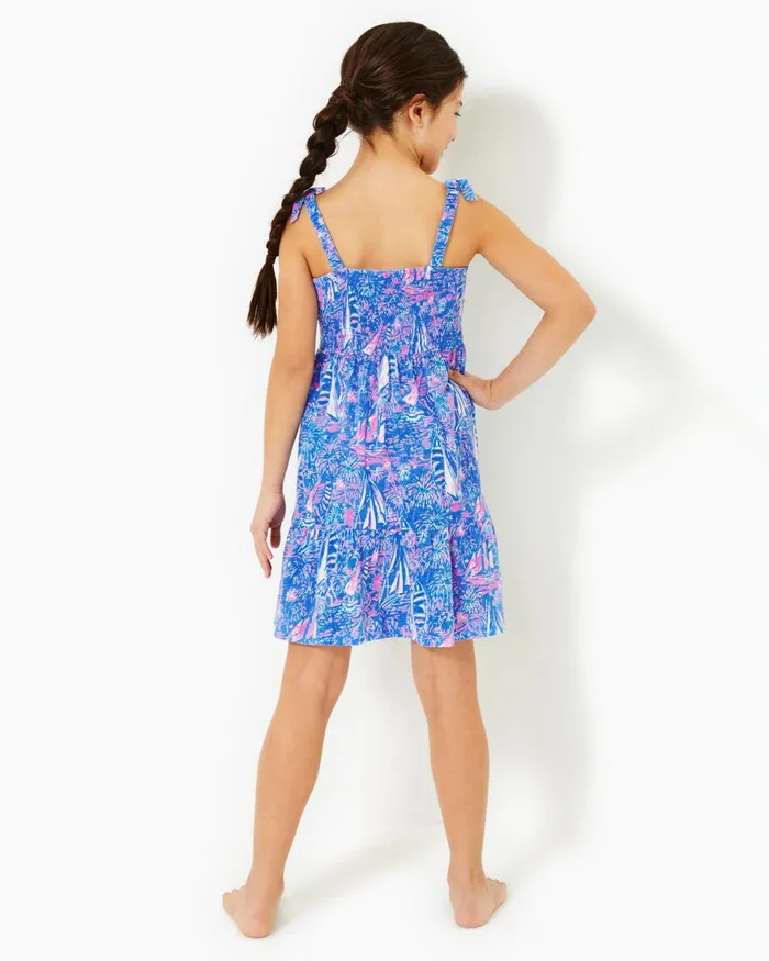 Dresses and Rompers Girls Lilly Pulitzer Girls Mini Kailua Dress Boca Blue Its A Sailabration Dresses and Rompers Girls Lilly Pulitzer Girls Mini Kailua Dress Boca Blue Its A Sailabration