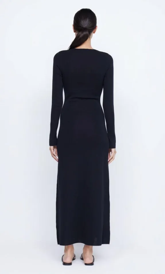 Dresses Bec Bridge Alienor Key Hole Knit Dress Black