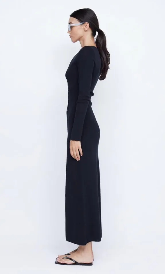 Dresses Bec Bridge Alienor Key Hole Knit Dress Black