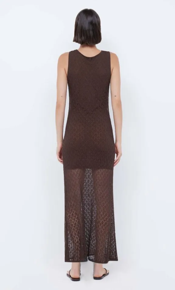 Dresses Bec Bridge Aurora Keyhole Dress Choc