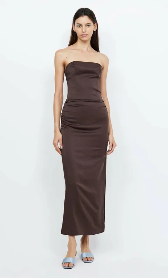 Dresses Bec Bridge Jones Strapless Maxi Dress Cocoa