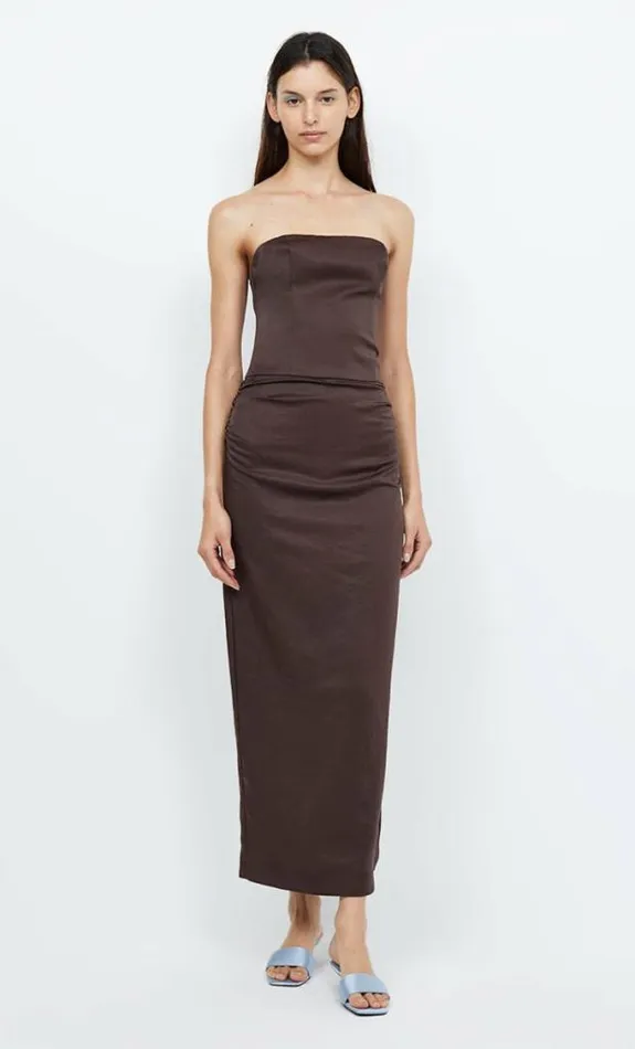 Dresses Bec Bridge Jones Strapless Maxi Dress Cocoa